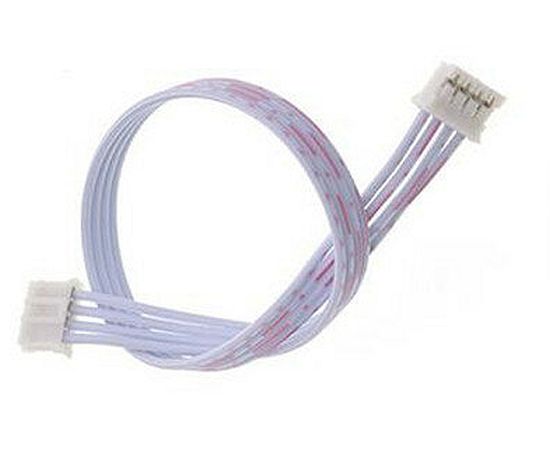 Connector JST-PH 2.0mm pitch 4-pin male-male met 10cm kabel wit/rood